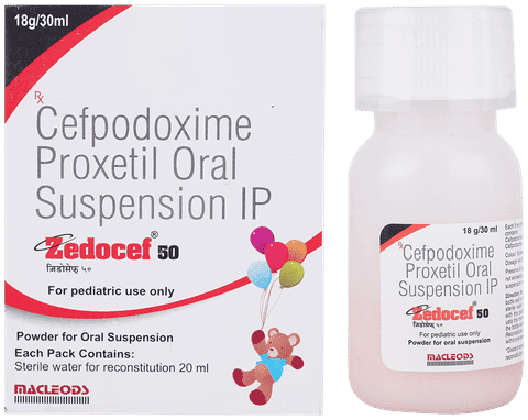 Zedocef 50mg Syrup