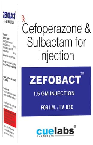 Zefobact 1.5gm Injection