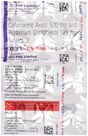 Zefu-CV 500 Tablet