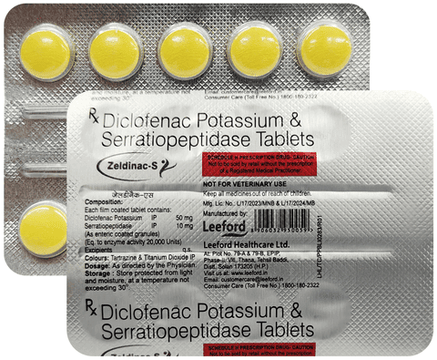 Zeldinac S 50mg/10mg Tablet