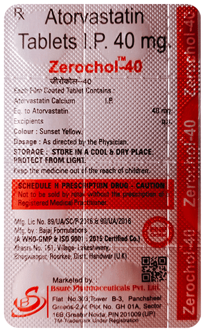 ZEROCHol 40 Tablet