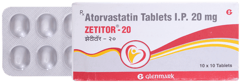Zetitor 20mg Tablet