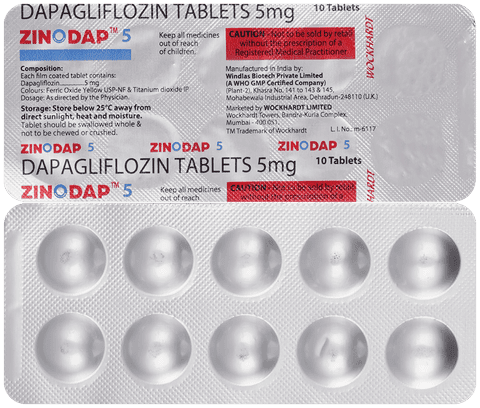 Zinodap 5mg Tablet