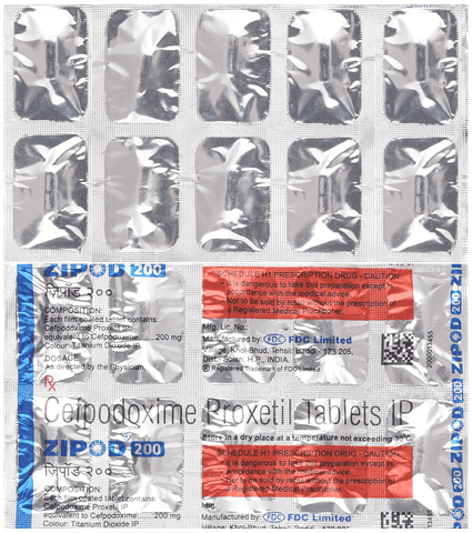 Zipod 200mg Tablet