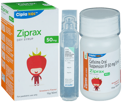 Ziprax 50mg Dry Syrup