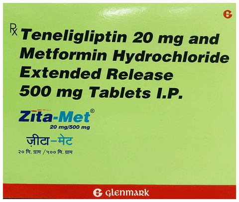 Zita-Met 500mg/20mg Tablet ER