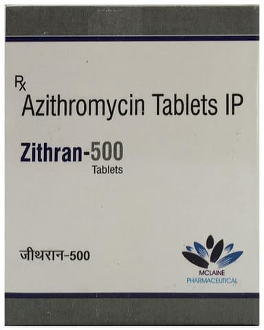 Zithran 500 Tablet