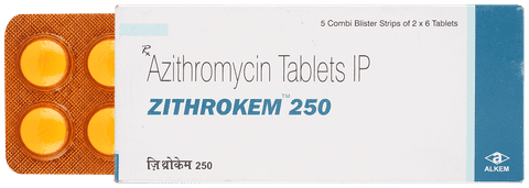 Zithrokem 250mg Tablet