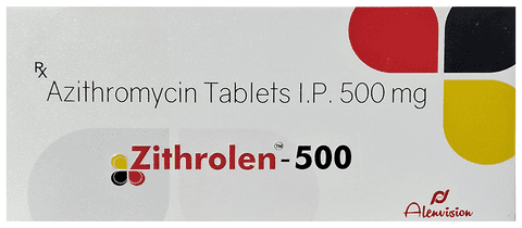 Zithrolen 500 Tablet