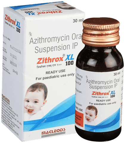 Zithrox XL 100mg/5ml Dry Syrup
