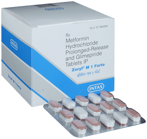 Zoryl M 1 Forte Tablet PR
