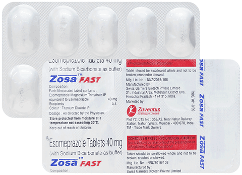 Zosa Fast 40mg Tablet