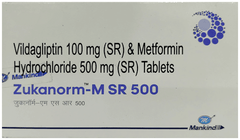 Zukanorm M 500mg/100mg Tablet SR