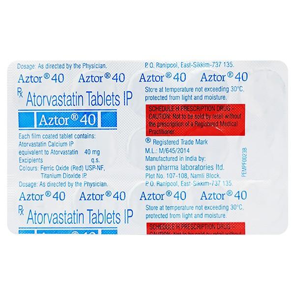AZTOR 40MG TAB 