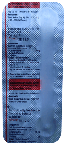 Abaxp-SR 12.5 Tablet