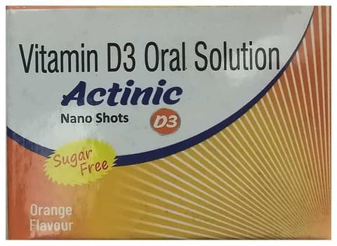 Actinic Nano Shots (5ml Each) Orange Flavour Sugar Free
