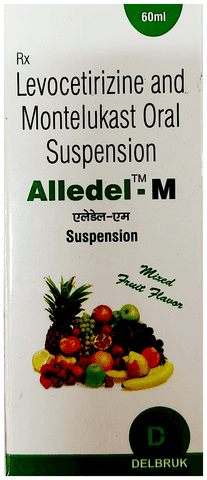 Alledel-M Oral Suspension Mixed Fruit Flavour