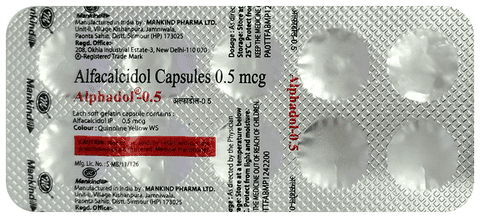 Alphadol 0.5mcg Soft Gelatin Capsule