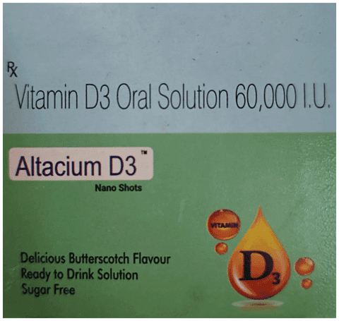 Altacium D3 Nano Shot Delicious Butterscotch Sugar Free