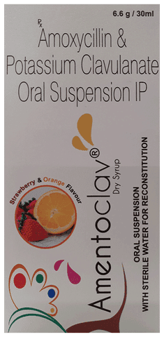 Amentoclav Dry Syrup Strawberry & Orange