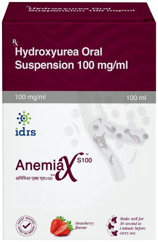 Anemiax S 100 Oral Suspension Strawberry