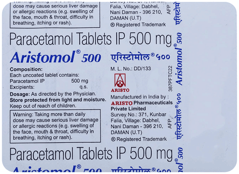 Aristomol 500mg Tablet