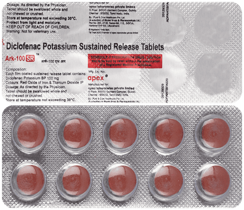 Ark 100mg Tablet SR