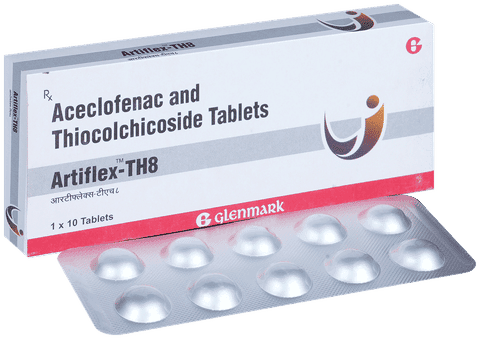 Artiflex TH 100mg/8mg Tablet