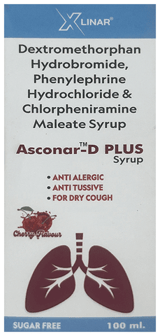 Asconar-D Plus Syrup Cherry Sugar Free