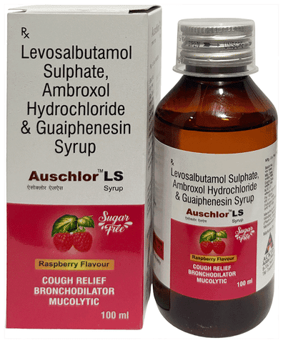 Auschlor LS Syrup Raspberry Sugar Free