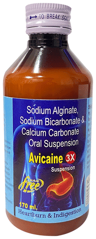 Avicaine 3X Sugar Free Oral Suspension