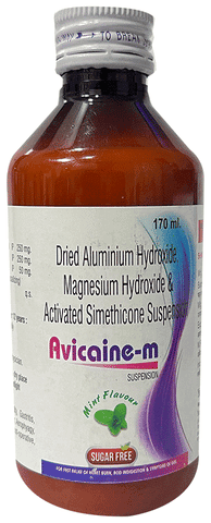 Avicaine-M Oral Suspension Mint Sugar Free