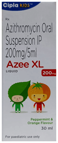Azee XL 200mg Liquid Peppermint & Orange