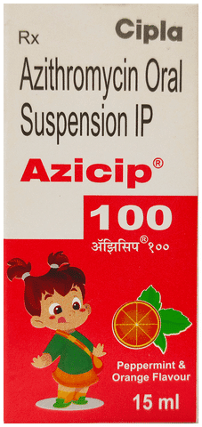 Azicip 100 Oral Suspension Peppermint & Orange