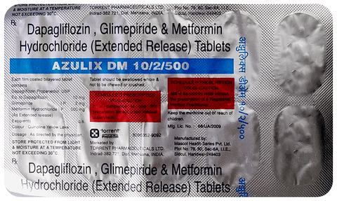 Azulix DM 10mg/2mg/500mg Tablet