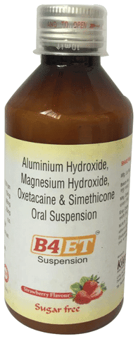 B4ET Oral Suspension Strawberry Sugar Free