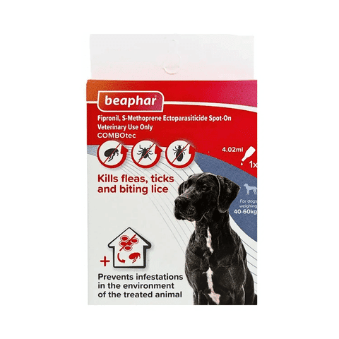 Beaphar Flea & Tick Spot On COMBOtec For Dogs 40-60kg Pet