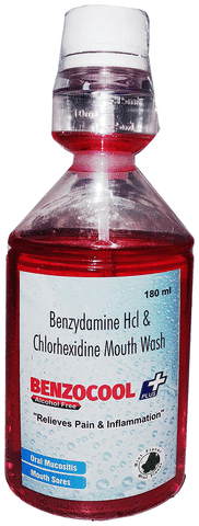 Benzocool Plus Mouth Wash Alcohol Free