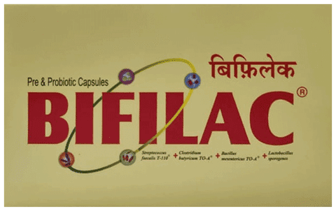 Bifilac Pre & Probiotic Capsule for Gut Health