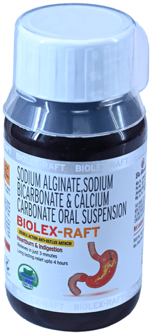 Biolex-Raft Oral Suspension Paan and Mint flavour Sugar Free