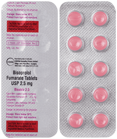 Bisobis 2.5mg Tablet