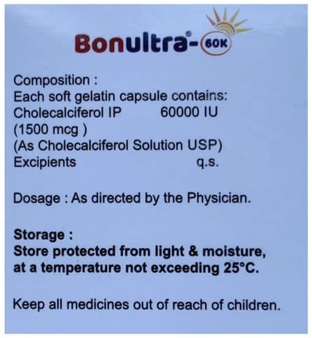 Bonultra 60K Soft Gelatin Capsule