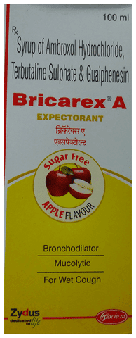 Bricarex A Expectorant Apple Sugar Free