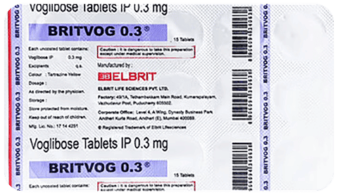 Britvog 0.3mg Tablet