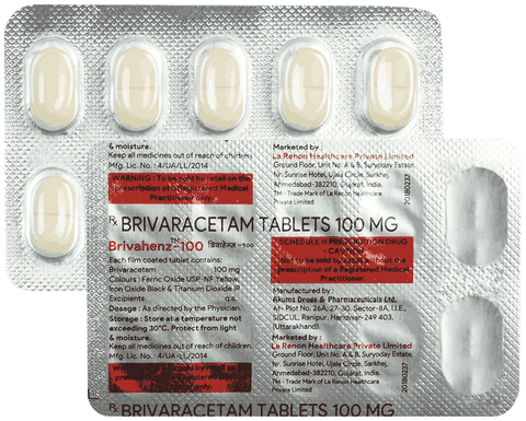 BRIVAhenz 100mg Tablet