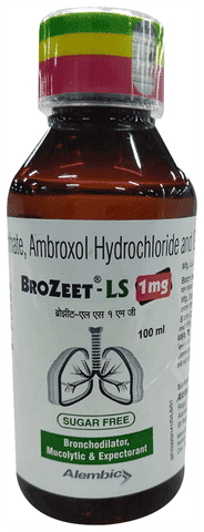 Brozeet-LS 1mg Syrup Sugar Free