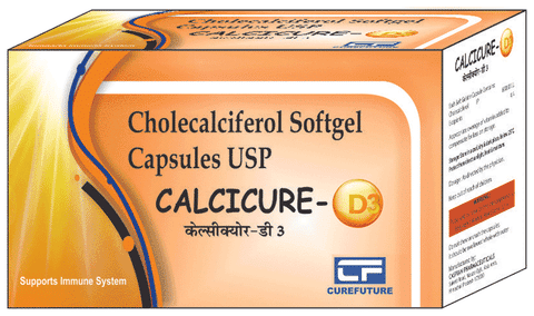 Calcicure-D3 Soft Gelatin Capsule
