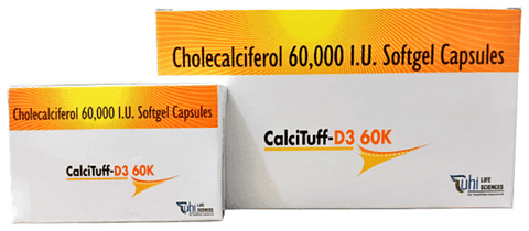 Calcituff-D3 60K Softgel Capsule