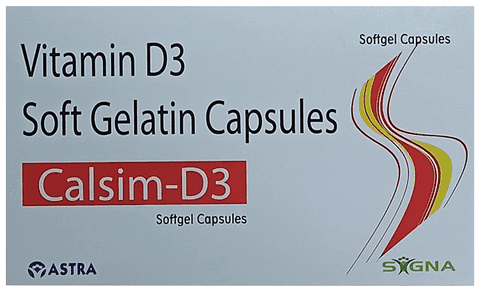 Calsim-D3 Softgel Capsule