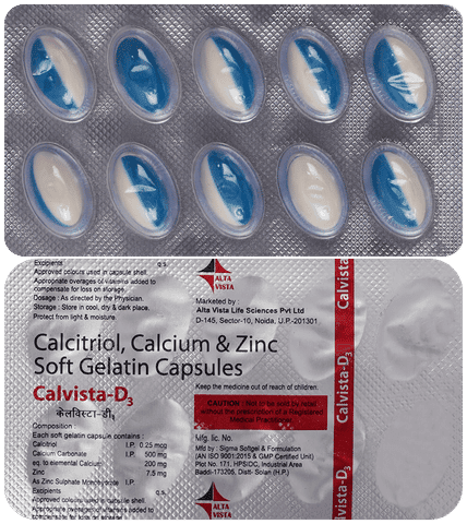 Calvista D3 Soft Gelatin Capsule